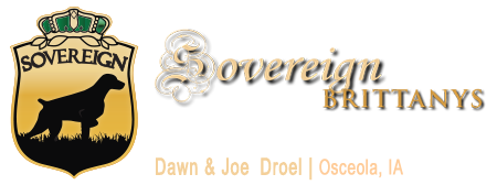 Sovereign Brittany Logo | AKC Breeder of Merit